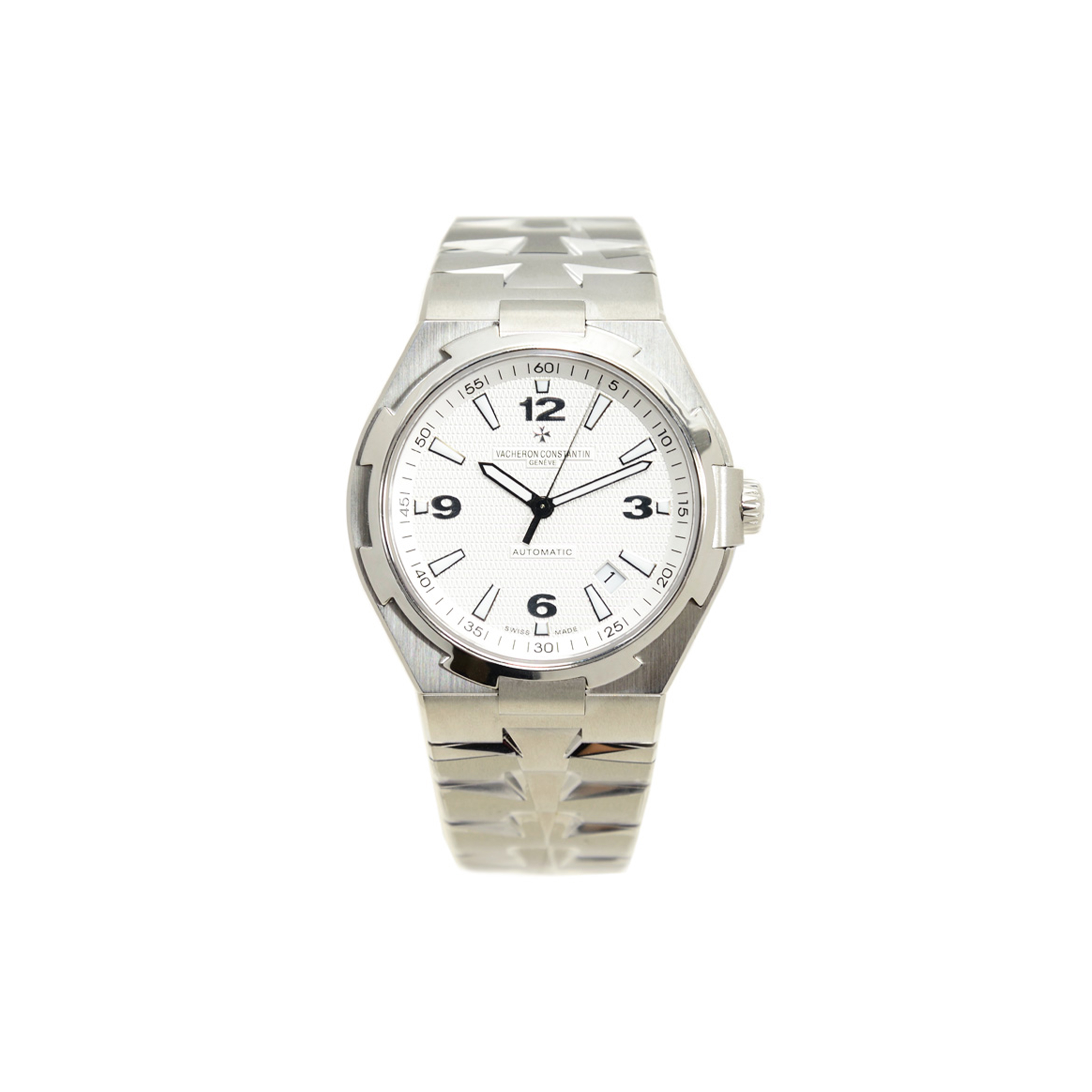 VACHERON CONSTANTIN OVERSEAS AUTOMATIC STAINLESS STEEL SILVER 42MM WATCH 47040/B01A-9093